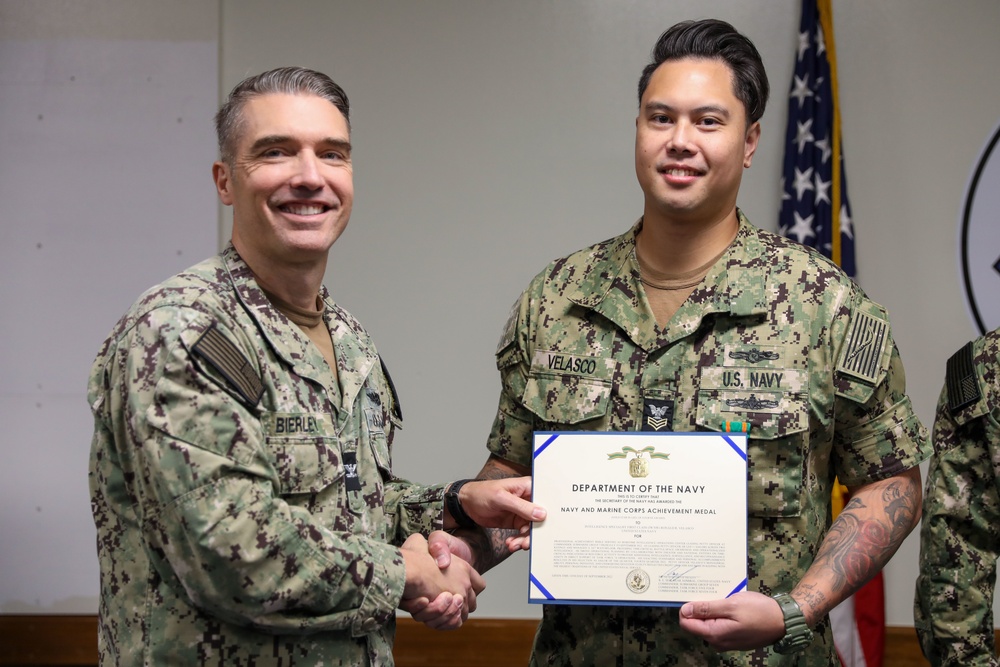 CSG-7 Chief of Staff awards SOQ, JSOQ &amp; BJOQ