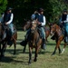 1st Infantry Division Commanding General's Mounted Color Guard participate in Chisholm Trail Festival