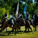 1st Infantry Division Commanding General's Mounted Color Guard participate in Chisholm Trail Festival