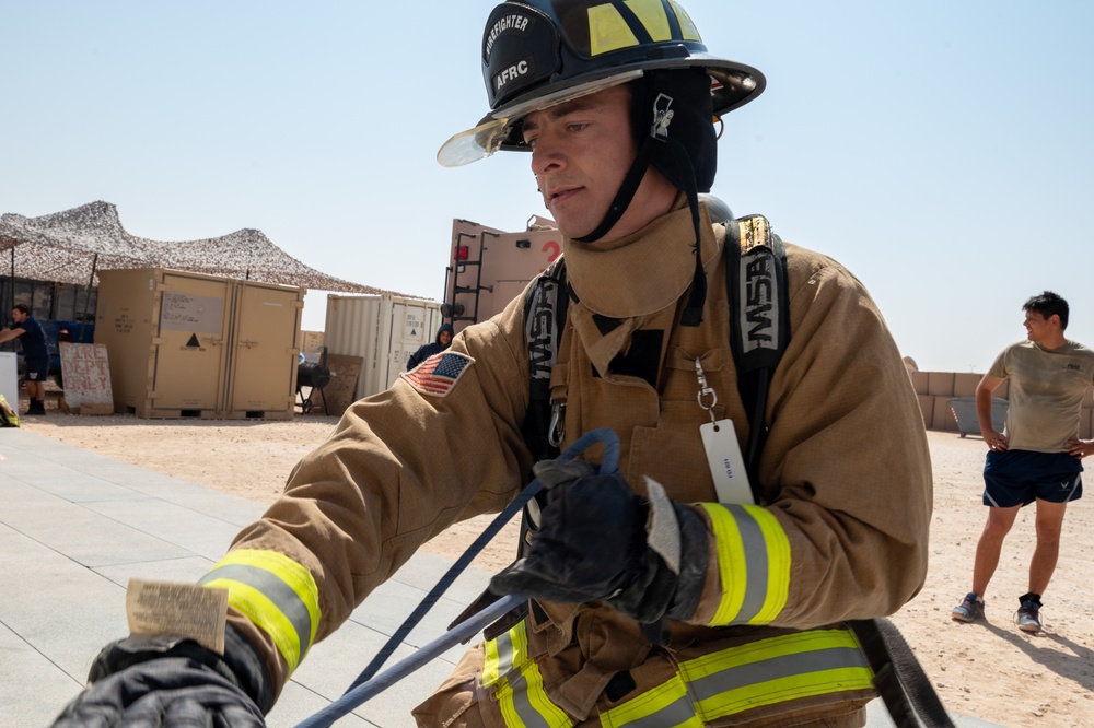 PSAB Fire hosts firefighter challenge