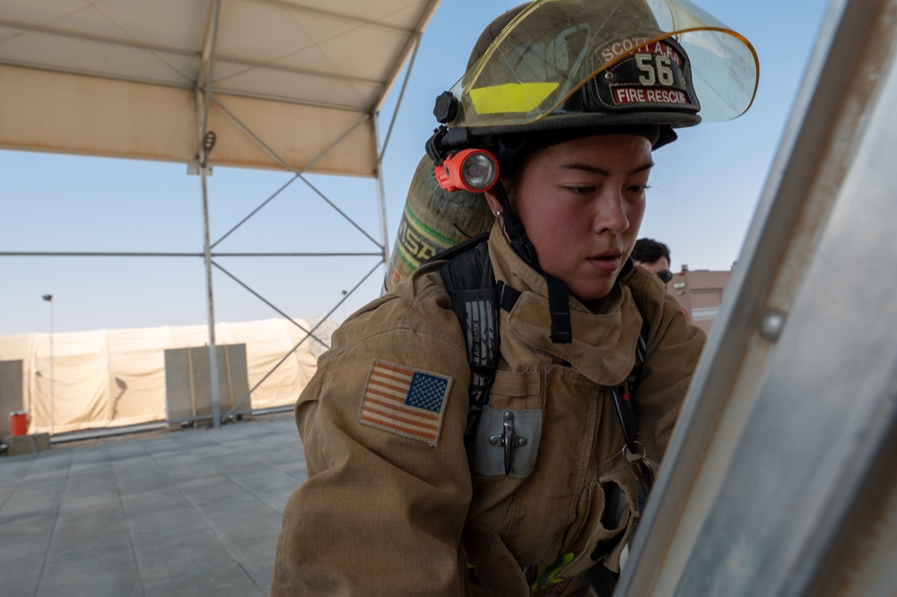 PSAB Fire hosts firefighter challenge