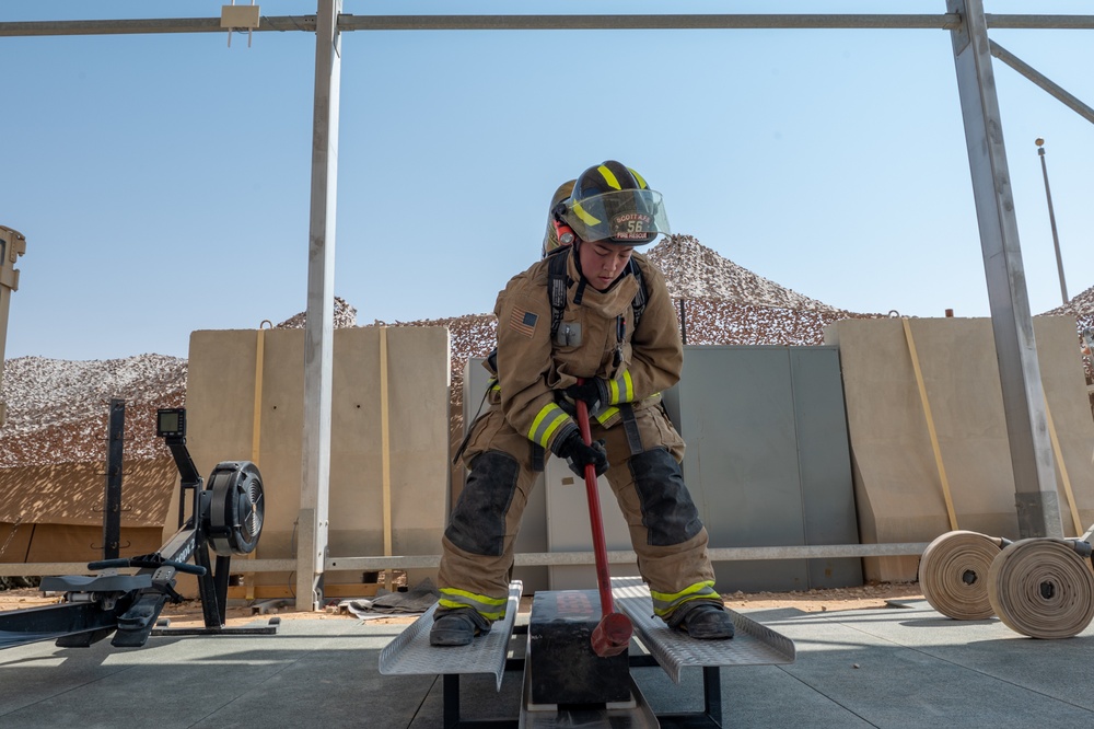 PSAB Fire hosts firefighter challenge
