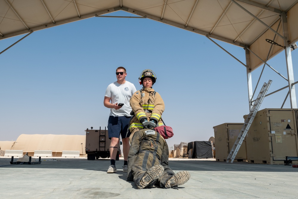 PSAB Fire hosts firefighter challenge