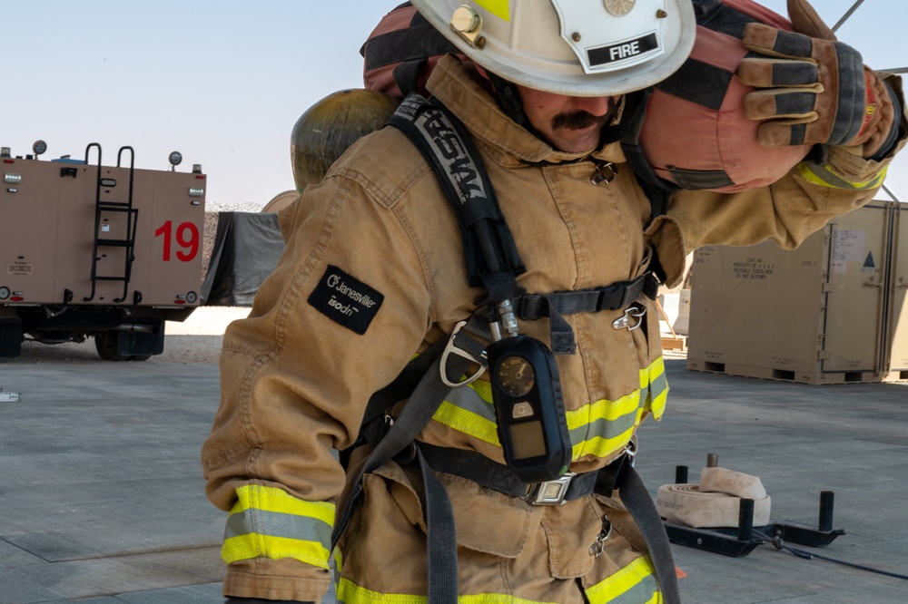 PSAB Fire hosts firefighter challenge