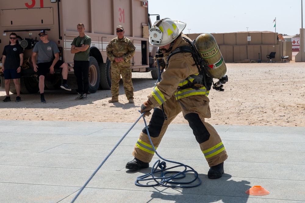 PSAB Fire hosts firefighter challenge