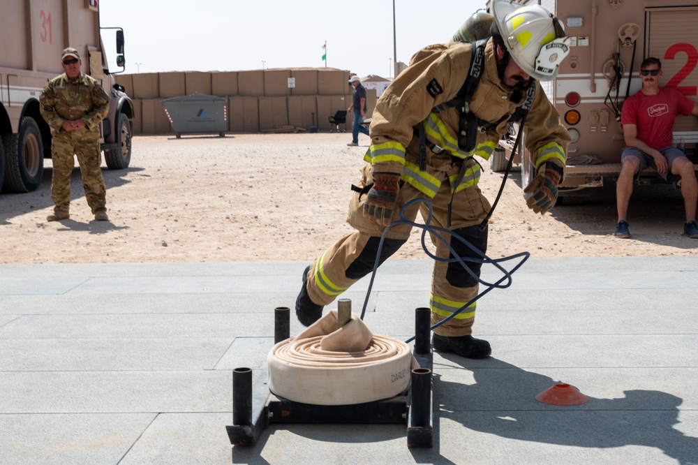 PSAB Fire hosts firefighter challenge