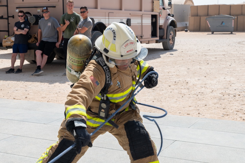 PSAB Fire hosts firefighter challenge
