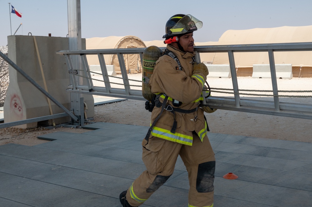 PSAB Fire hosts firefighter challenge