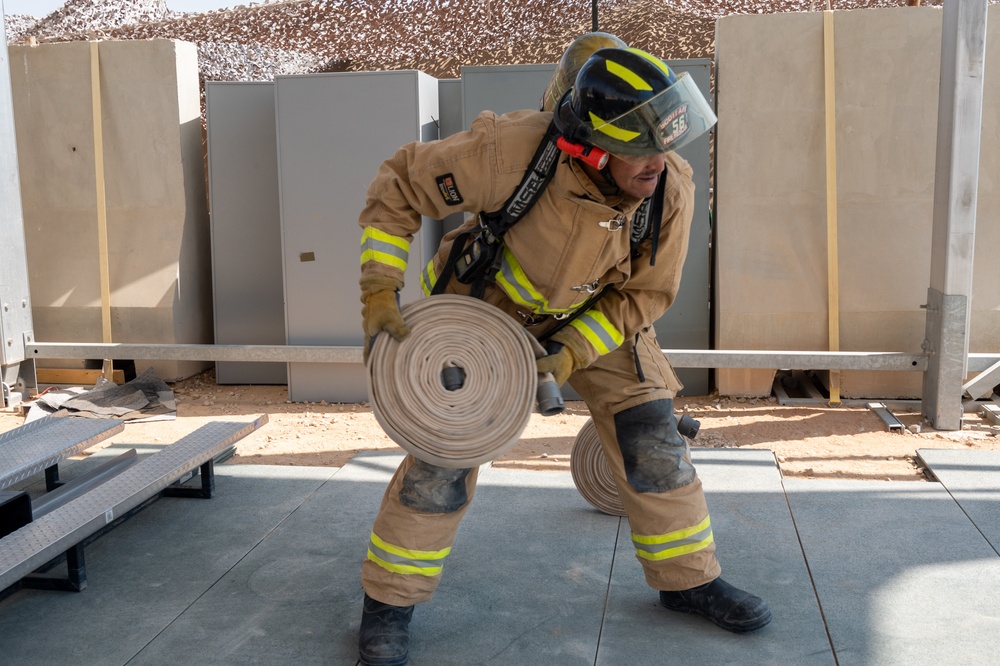 PSAB Fire hosts firefighter challenge