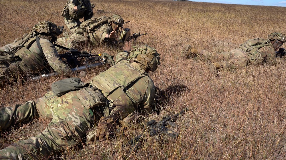 1-26 Infantry Regiment trains with Romanians