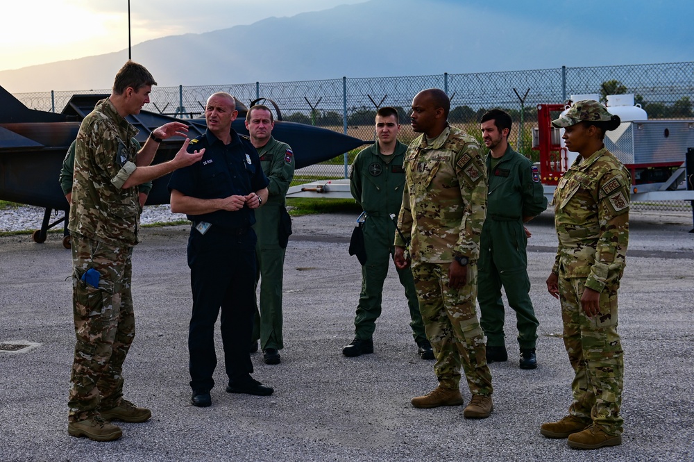 Aviano’s Fire Department Showcases Interoperability with Allied Nations