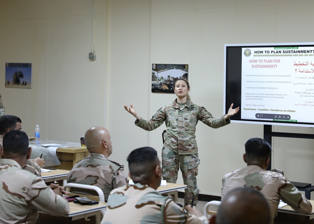 Military Advisory Group gives Operational Logistics Course to Iraqi Security Forces