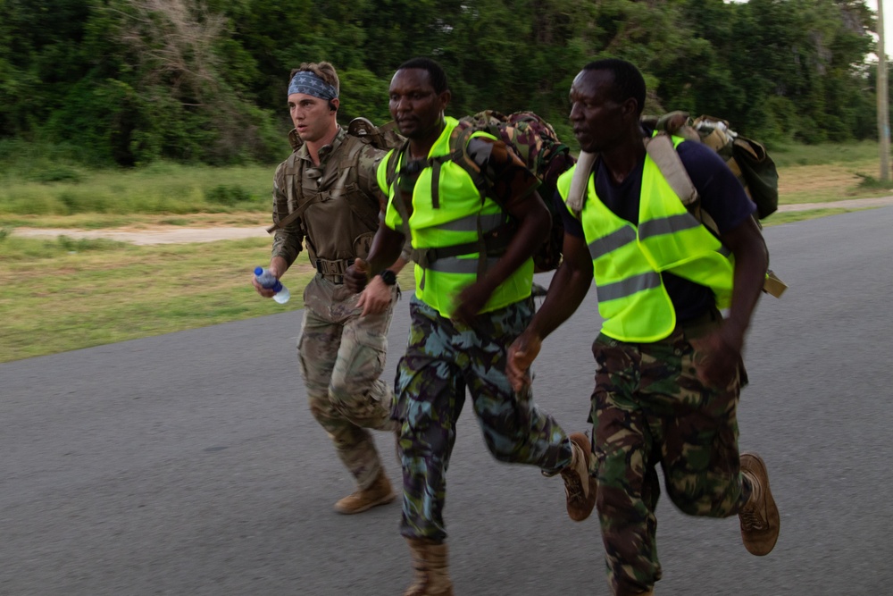 CJTF-HOA service members join Kenyan partners for Norwegian Foot March