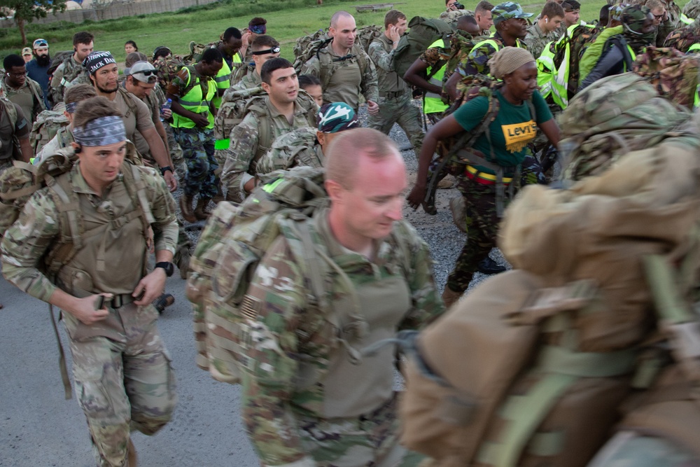 CJTF-HOA service members join Kenyan partners for Norwegian Foot March