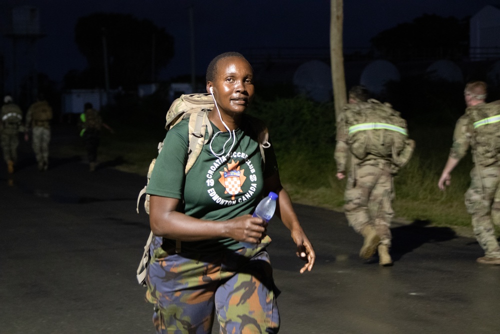 CJTF-HOA service members join Kenyan partners for Norwegian Foot March