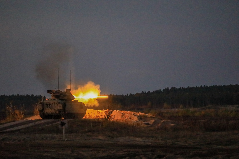 1-66 AR Train to Fight in Lithuania Live-Fire