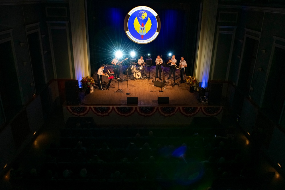 U.S. Air Forces Ambassadors Rock Band performs in Poland