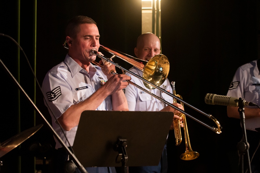 U.S. Air Forces Ambassadors Rock Band performs in Poland