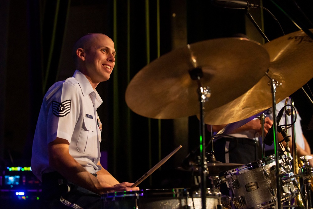 U.S. Air Forces Ambassadors Rock Band performs in Poland