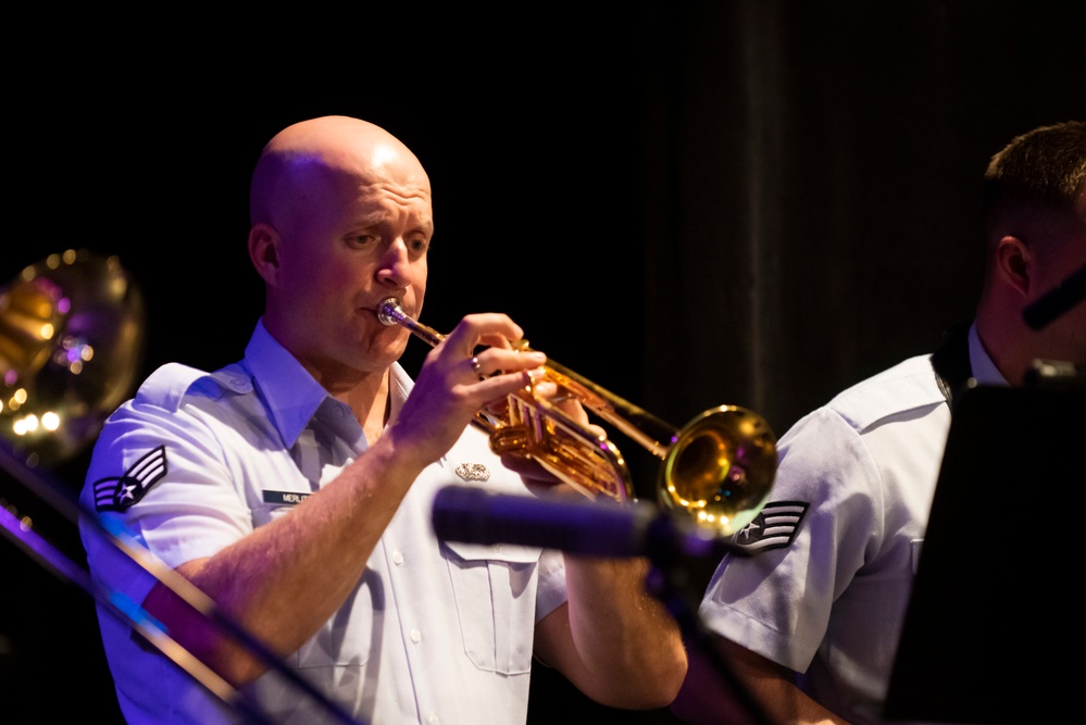 U.S. Air Forces Ambassadors Rock Band performs in Poland