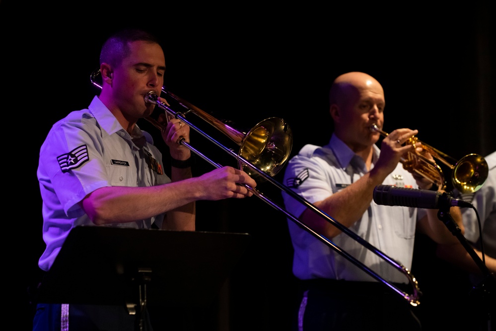 U.S. Air Forces Ambassadors Rock Band performs in Poland