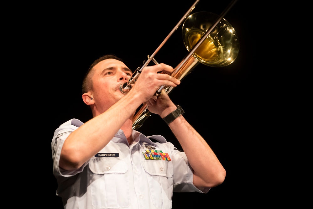 U.S. Air Forces Ambassadors Rock Band performs in Poland