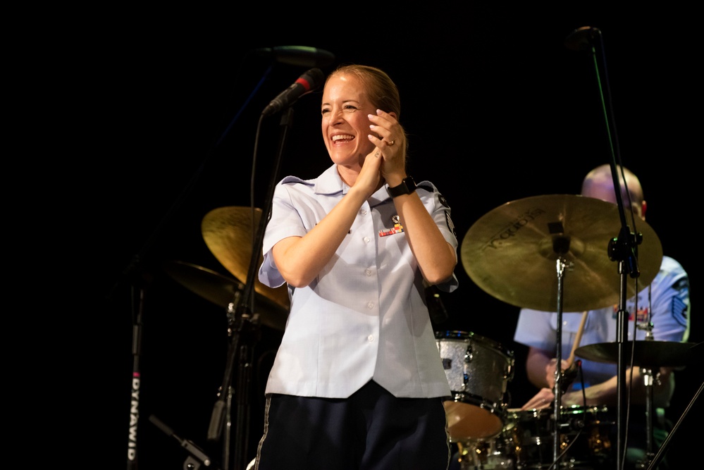 U.S. Air Forces Ambassadors Rock Band performs in Poland