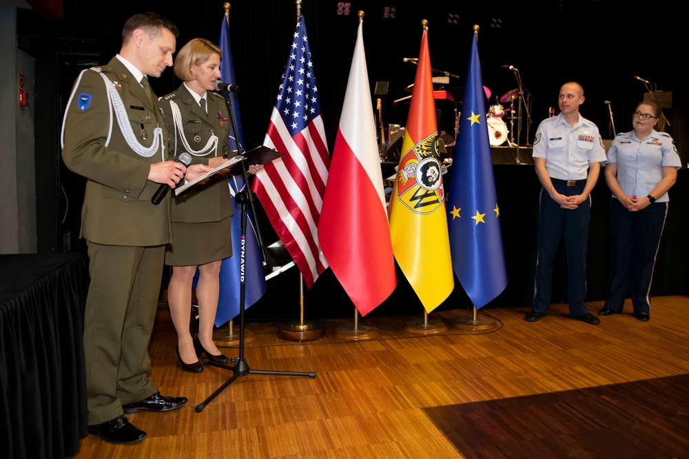 U.S. Air Forces Ambassadors Rock Band performs in Poland