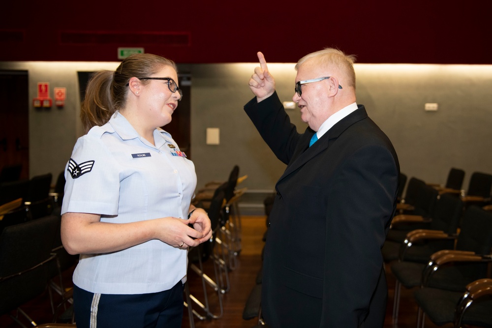 U.S. Air Forces Ambassadors Rock Band performs in Poland