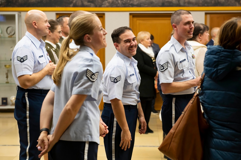 U.S. Air Forces Ambassadors Rock Band performs in Poland