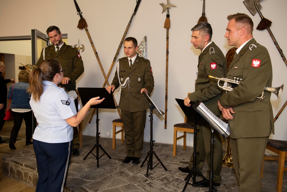 U.S. Air Forces Ambassadors Rock Band performs in Poland