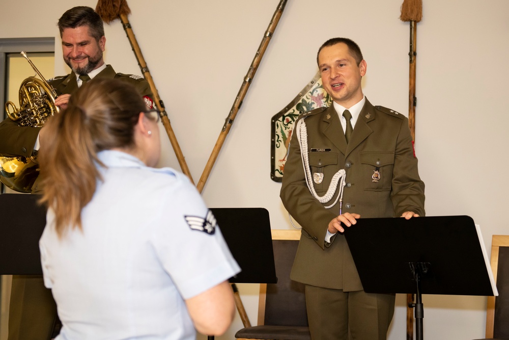 U.S. Air Forces Ambassadors Rock Band performs in Poland