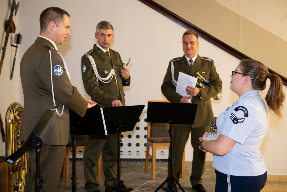 U.S. Air Forces Ambassadors Rock Band performs in Poland