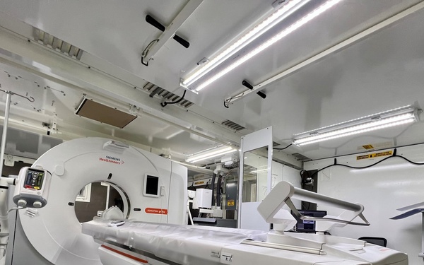 14th Field Hospital helps improve healthcare focus with new CT scanner.