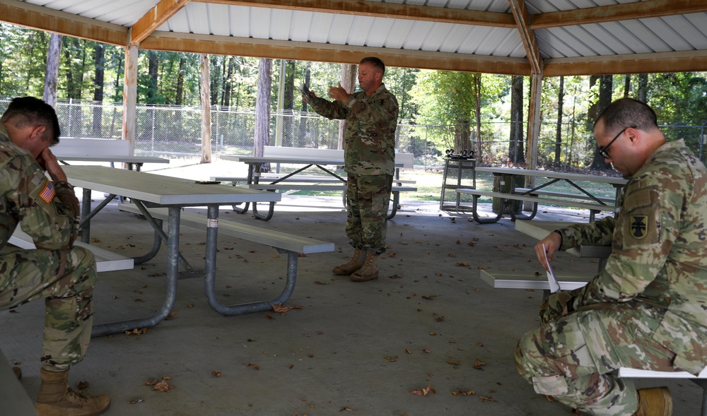 Chaplain David Stauffer Hosts Religious Services