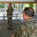 Col. David Stauffer and Master Sgt. Reyes-Fernandez during Religious Services