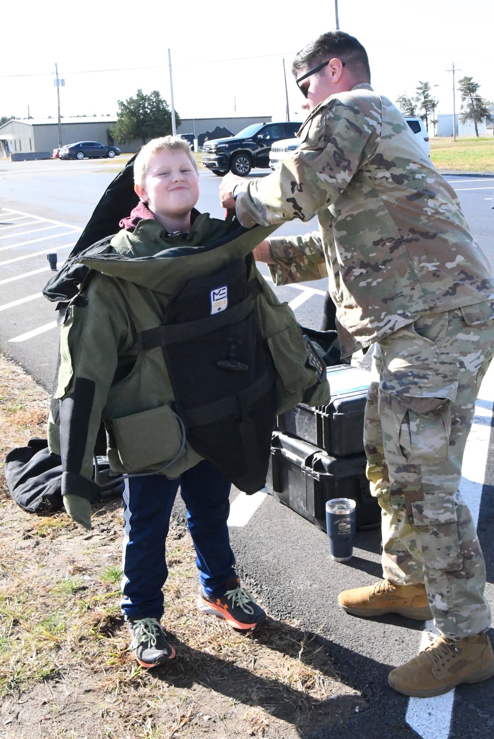 EOD Soldiers at Fort Drum show students the STEM side of their profession