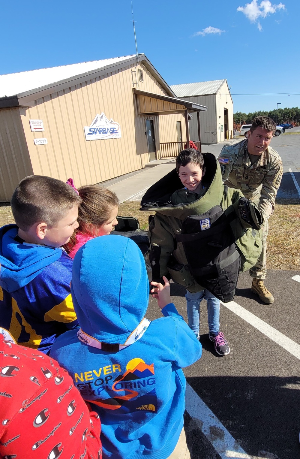 EOD Soldiers at Fort Drum show students the STEM side of their profession