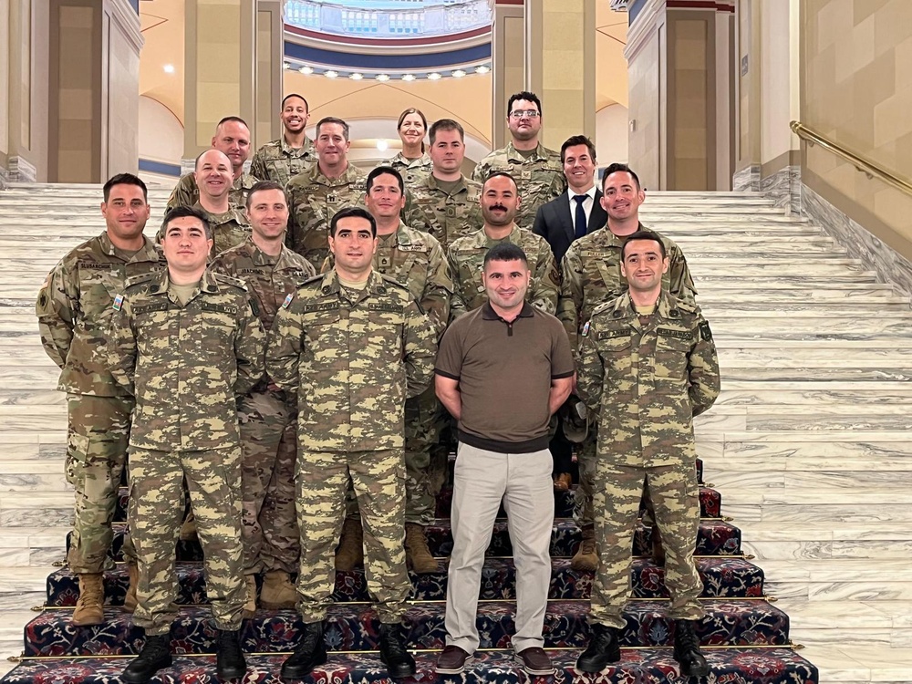 Oklahoma National Guard hosts cyber security exchange with Azerbaijan military officers