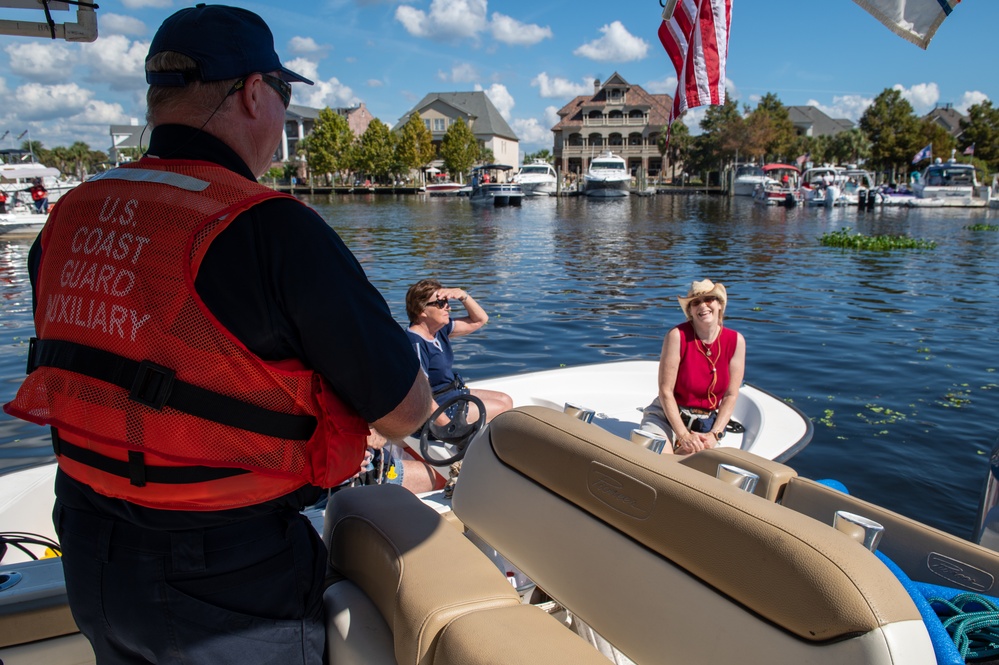 Coast Guard Auxiliary supports the Madisonville Wooden Boat Festival