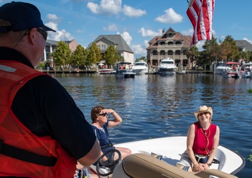 Coast Guard Auxiliary supports the Madisonville Wooden Boat Festival