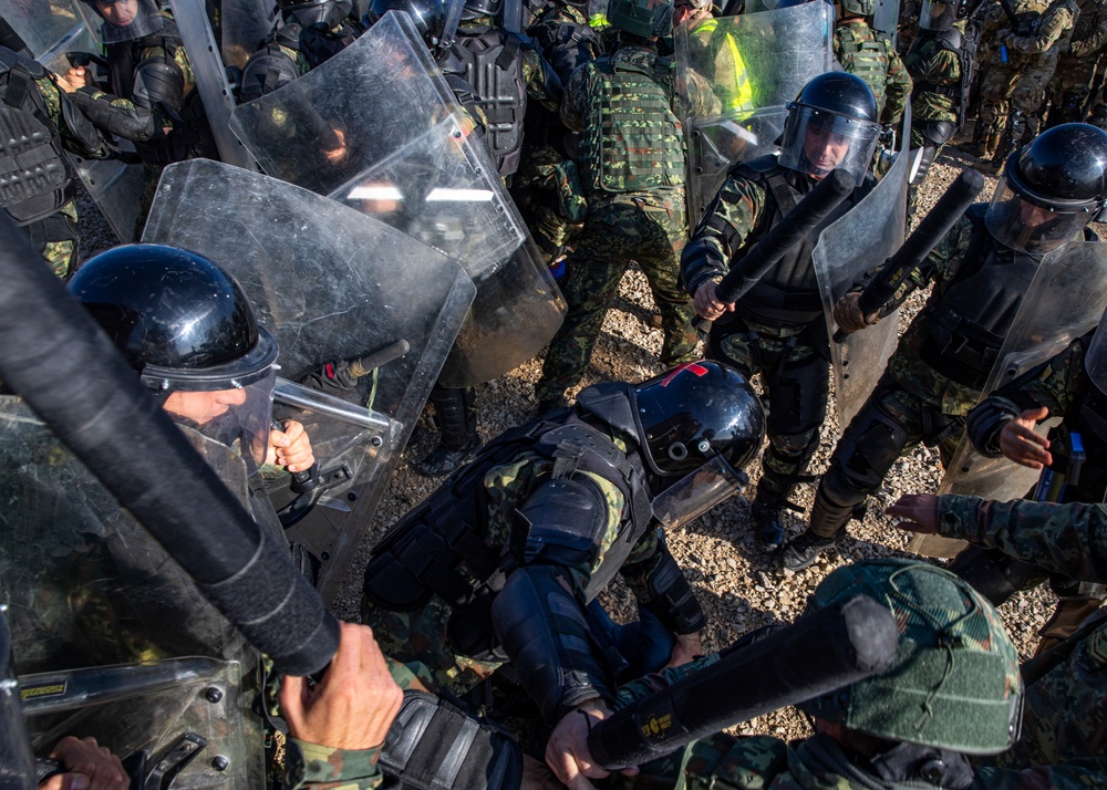 Task Force Nighthawk participate in Operation Bronze Shield