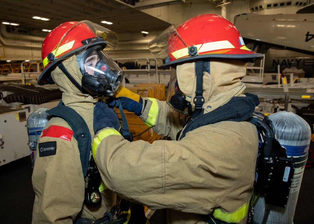 Daily operations aboard USS George H.W. Bush