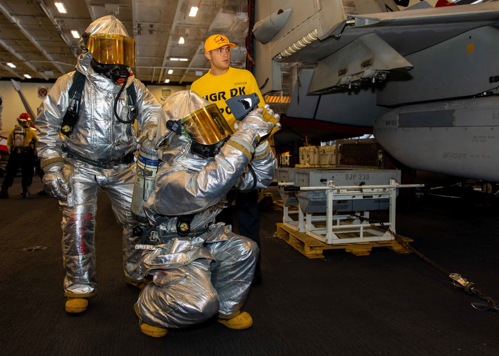 Daily operations aboard USS George H.W. Bush