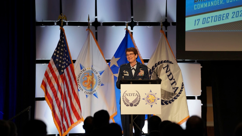Gen. Jacqueline Van Ovost gives keynote address in St. Louis to military and industry logistical professionals