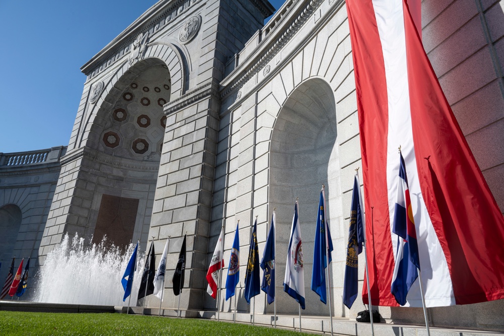 SECDEF Hosts 25th Anniversary Ceremony for Military Women's Memorial