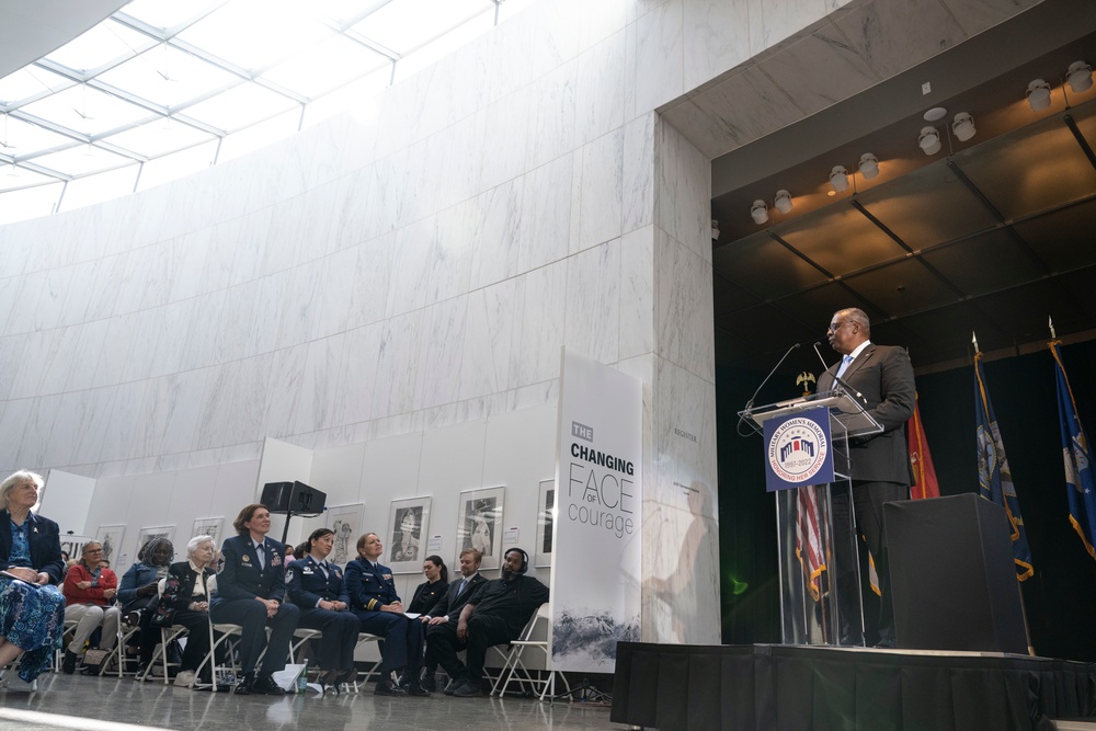 SECDEF Hosts 25th Anniversary Ceremony for Military Women's Memorial