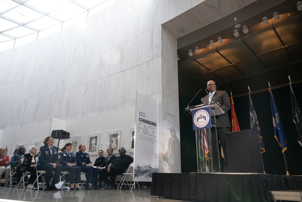 SECDEF Hosts 25th Anniversary Ceremony for Military Women's Memorial