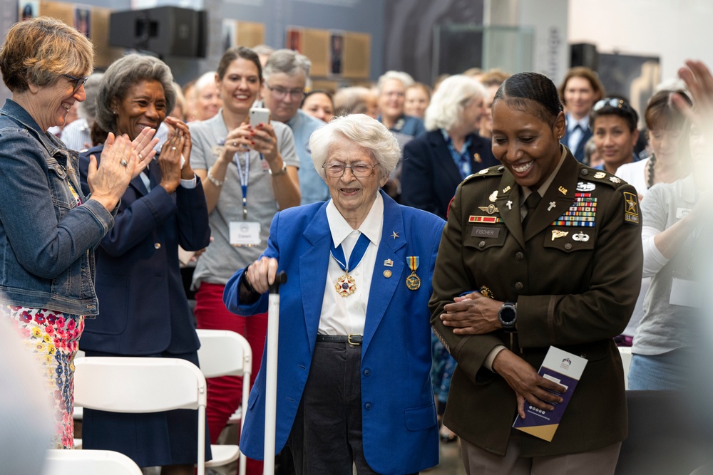 SECDEF Hosts 25th Anniversary Ceremony for Military Women's Memorial