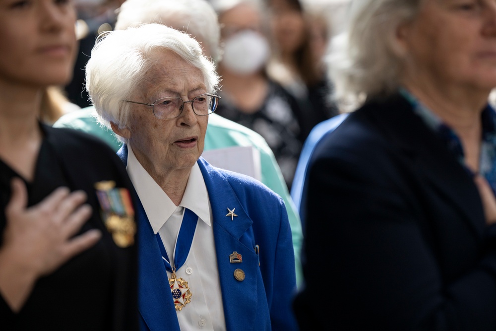 SECDEF Hosts 25th Anniversary Ceremony for Military Women's Memorial